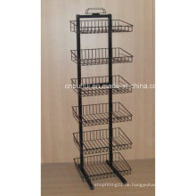 6 Tier verstellbare Wire Korb Rack (PHY323)